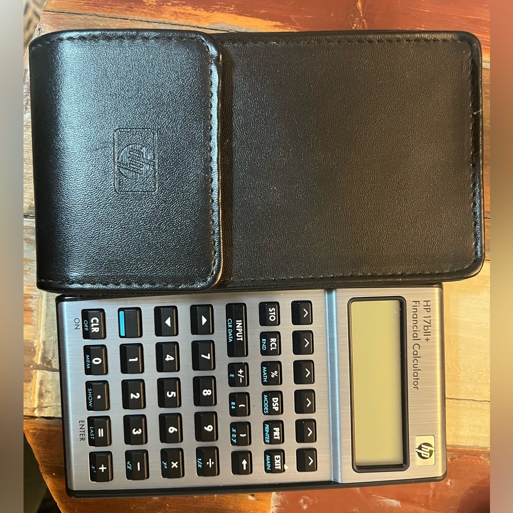 HP 17BII+ Financial Calculator, Silver - Picture 3 of 4